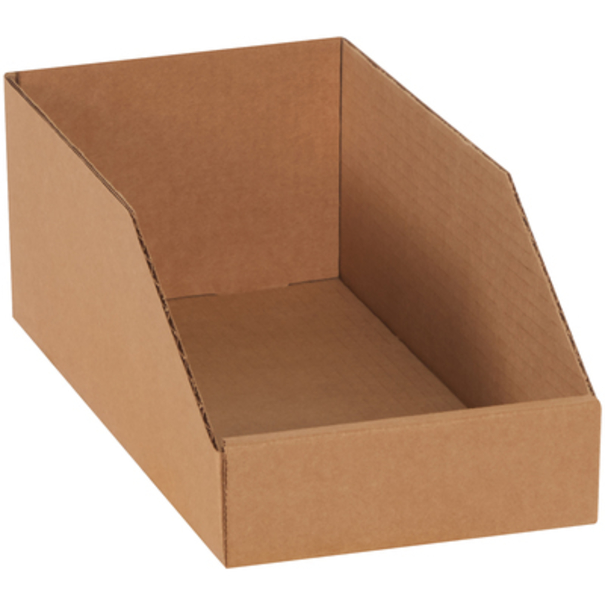 6 x 12 x 4 1/2in. Kraft Bin Boxes 50/CS, Height 4.5 in, Width 6 in, Bins Included (qty.) 50 Model# BINMT612K